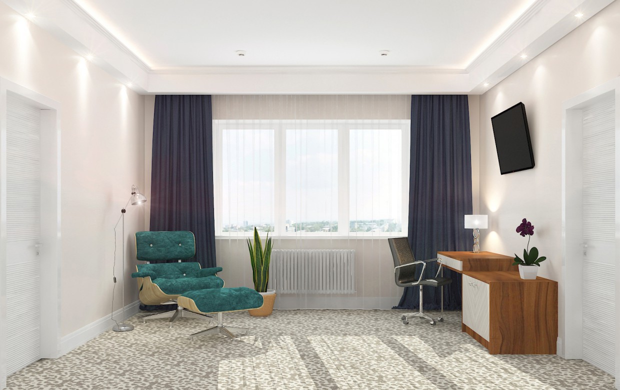 Apartamento de lujo en hotel imagen de Apartamento de lujo en hotel en 3d max vray