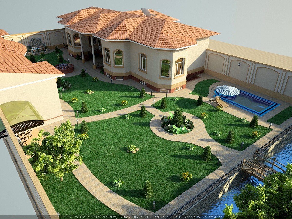landscape landscape in 3d max vray image