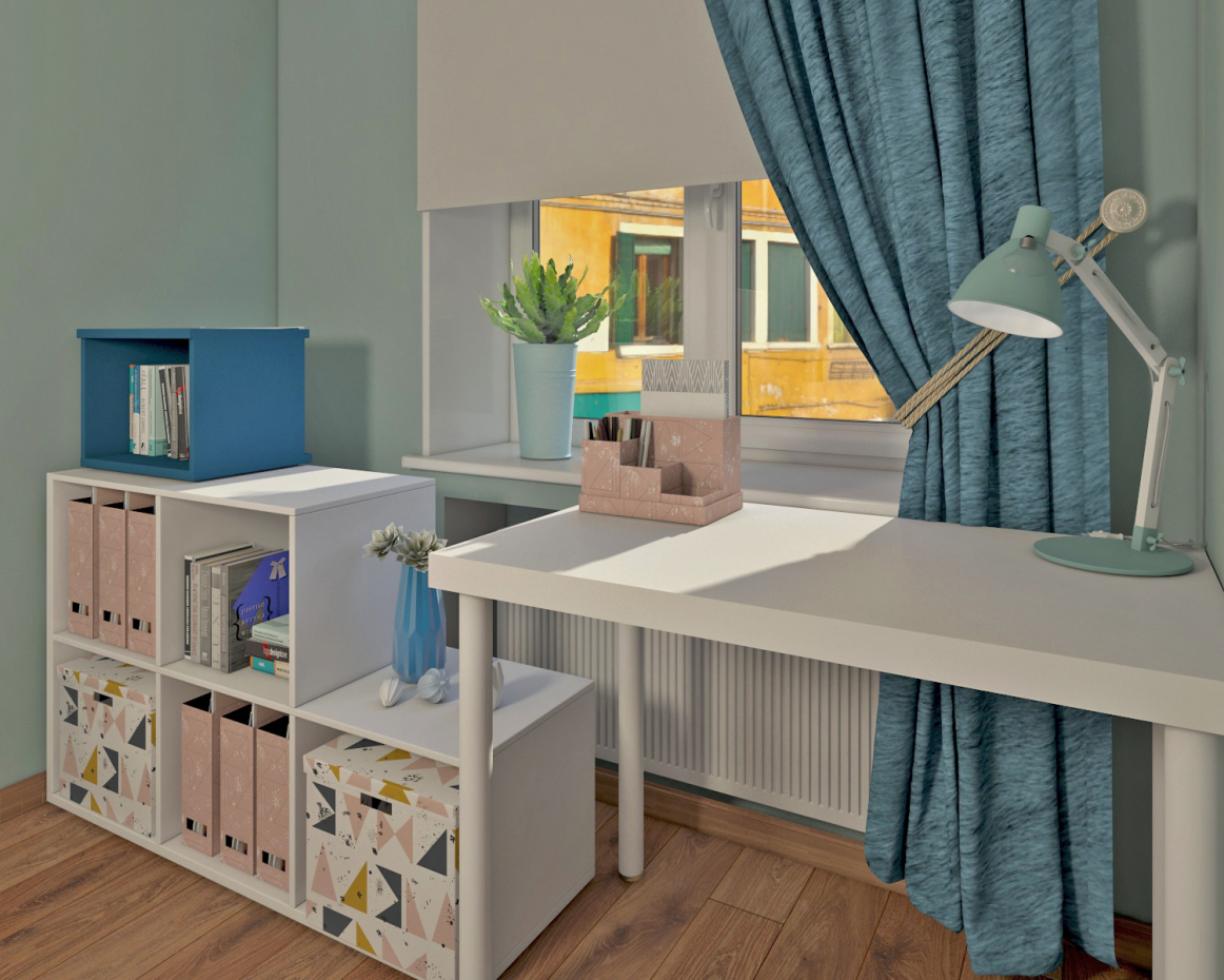 Children's room for a girl in 3d max vray 3.0 image
