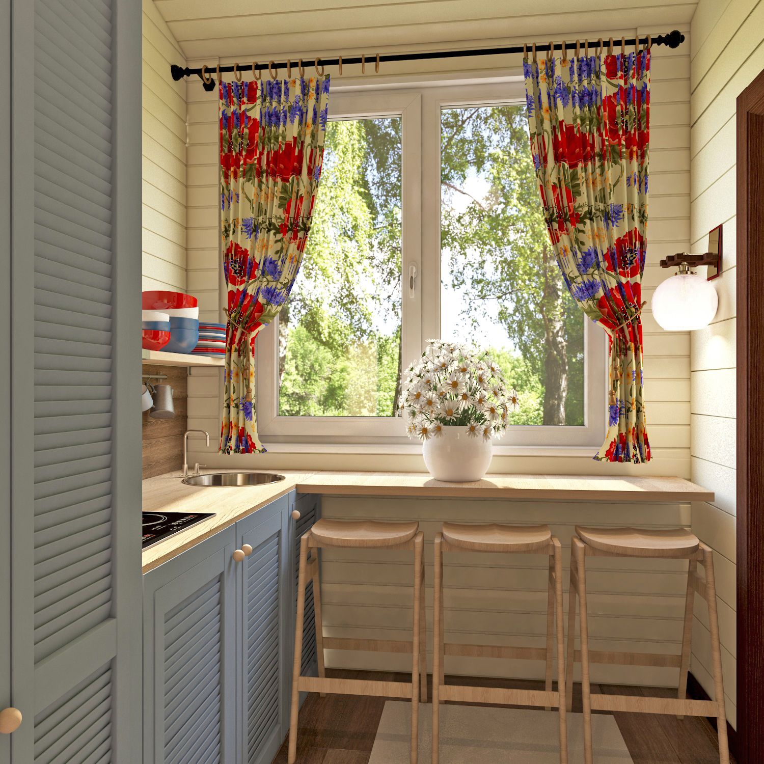 Favorite summer house in 3d max vray 3.0 image