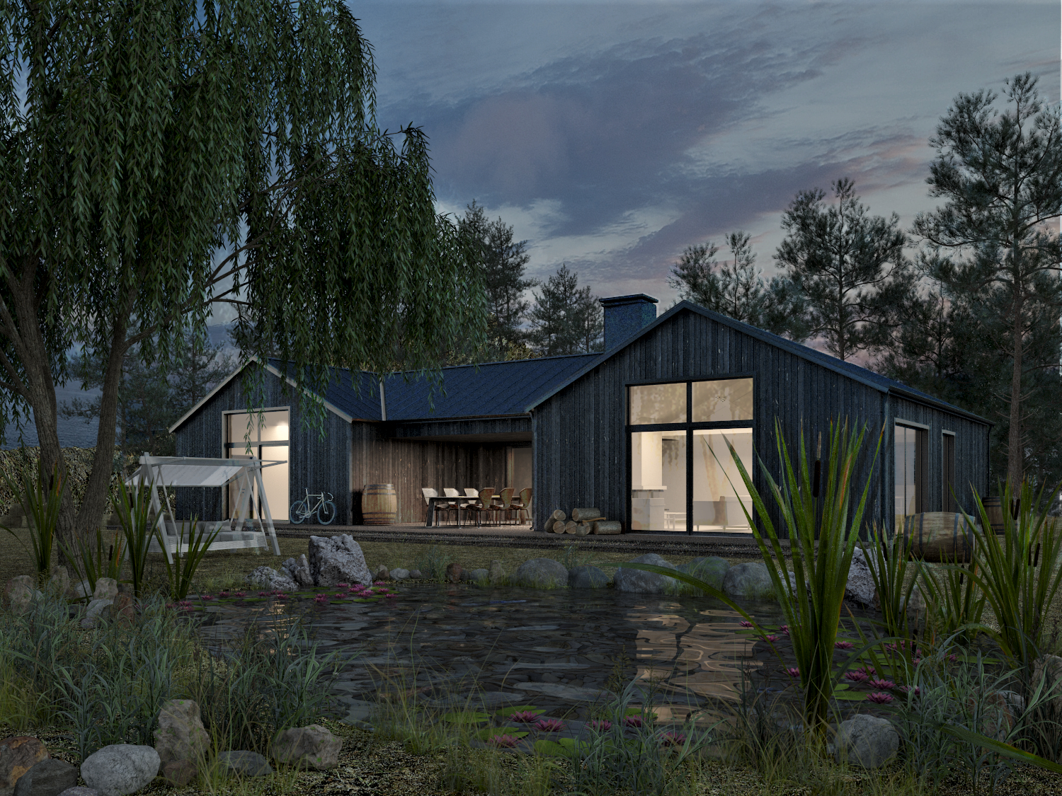 Camping in 3d max vray 3.0 image