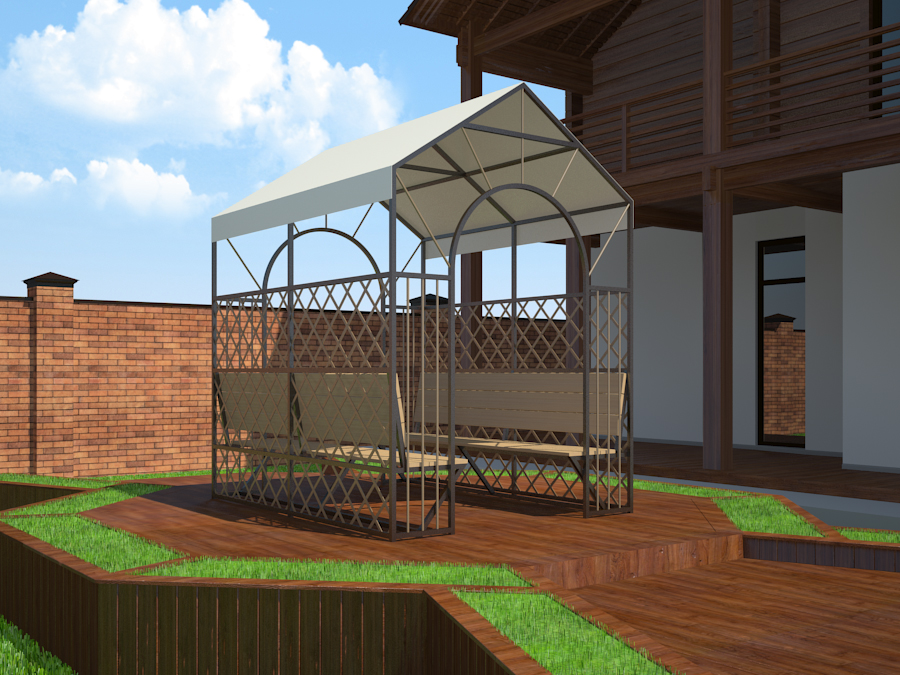 Grille Grille dans 3d max vray 3.0 image