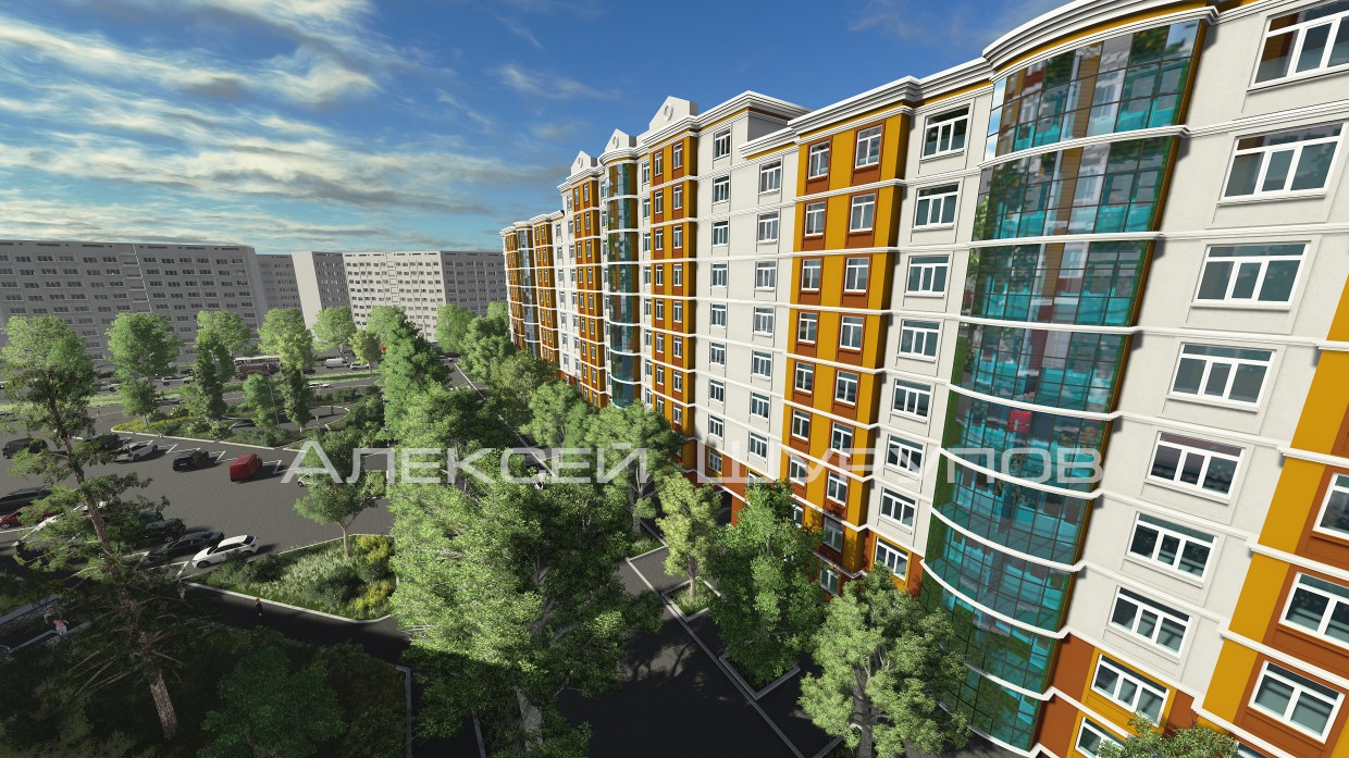 Concepto de un edificio en Sebastopol imagen de Concepto de un edificio en Sebastopol en 3d max vray