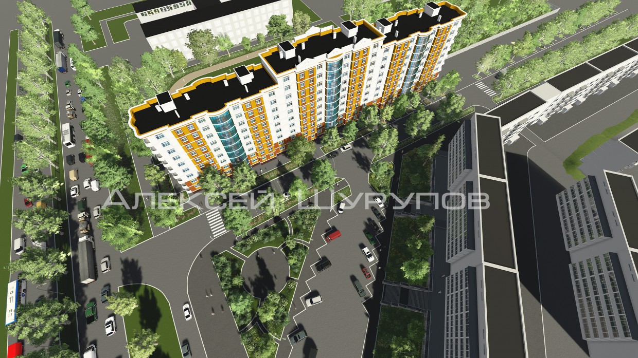 Concepto de un edificio en Sebastopol imagen de Concepto de un edificio en Sebastopol en 3d max vray