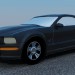 Ford Mustang GT V8 em 3d max vray imagem
