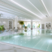 Swimming pool in a modern style in Blender cycles render image