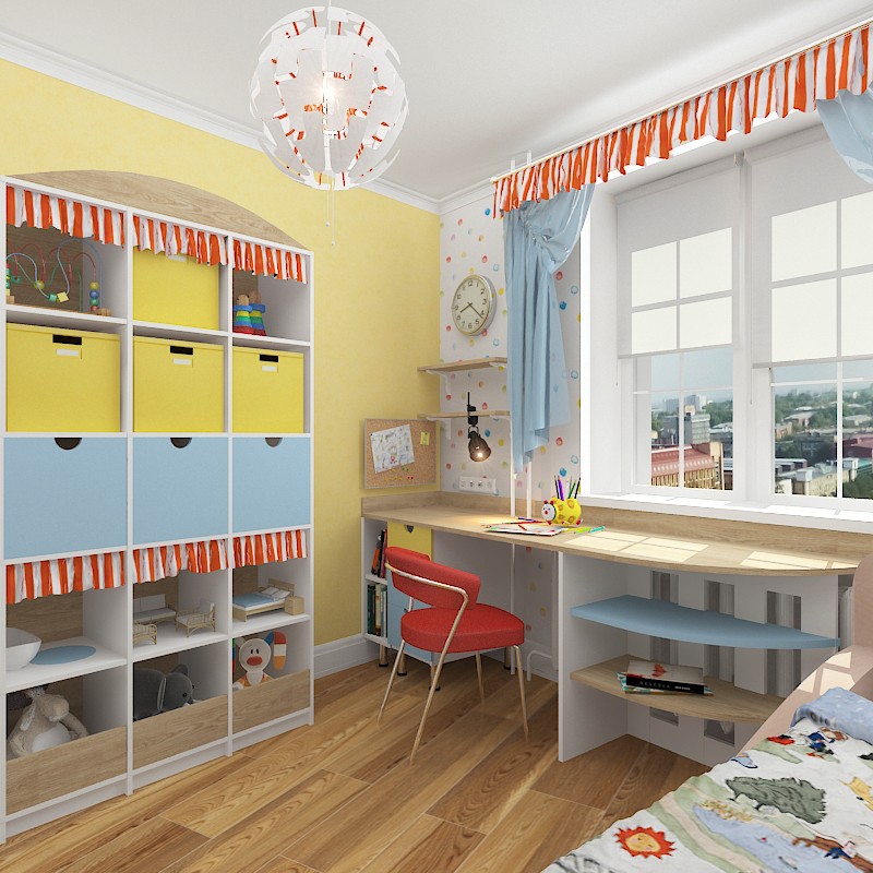Children's room for a girl Children's room for a girl in 3d max vray image