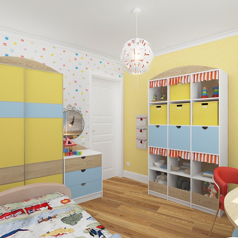 Children's room for a girl Children's room for a girl in 3d max vray image