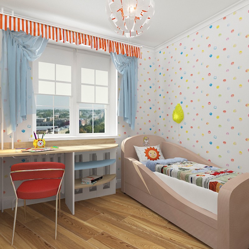 Children's room for a girl Children's room for a girl in 3d max vray image