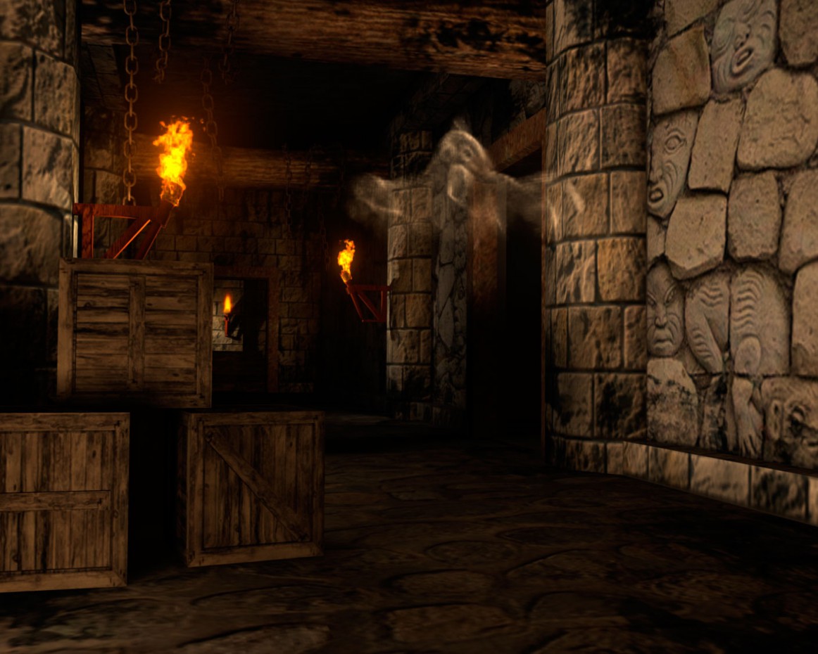 imagen de Fantasma en el Castillo en Maya mental ray