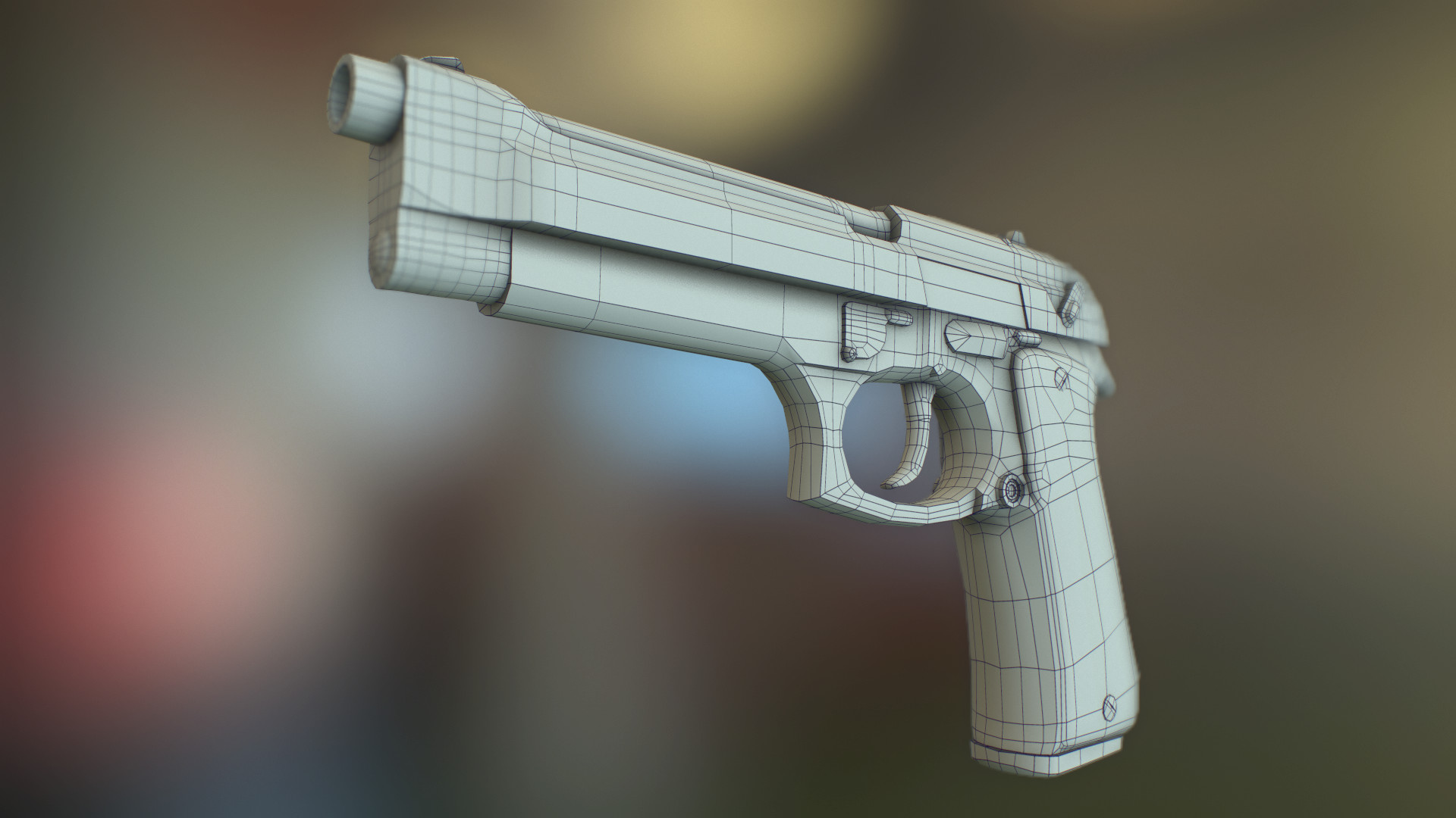 Beretta in 3d max Other image