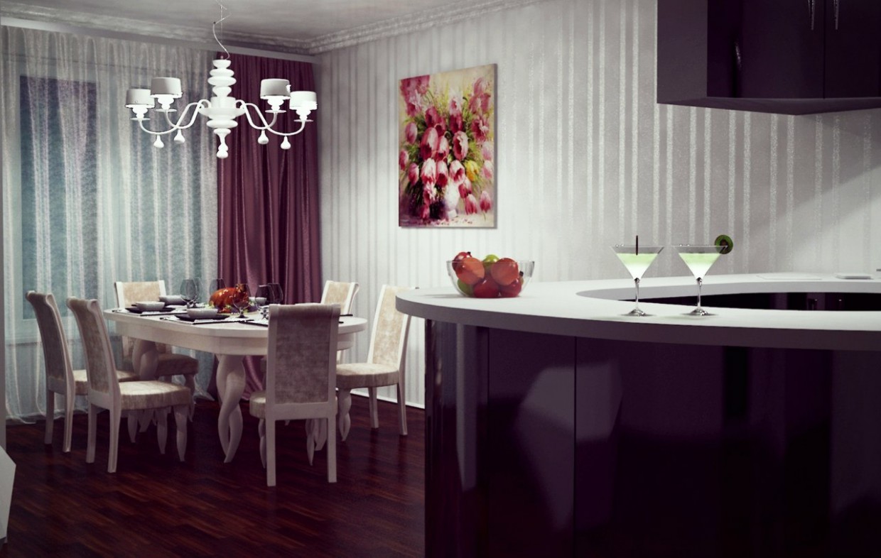 La sala de estar cocina imagen de La sala de estar cocina en 3d max vray