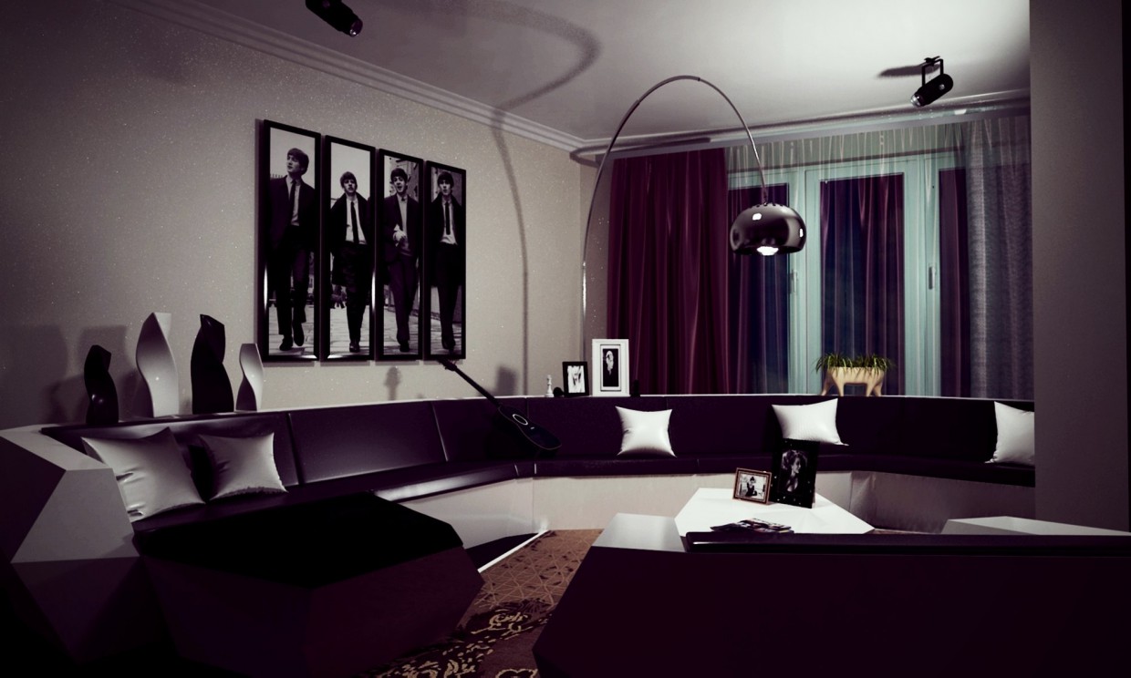 La sala de estar cocina imagen de La sala de estar cocina en 3d max vray