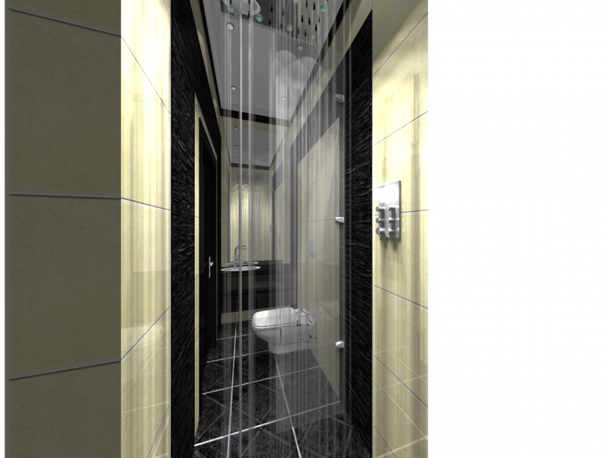 Hotel wc in 3d max vray immagine