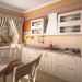 रसोई और हॉल 3d max vray में प्रस्तुत छवि