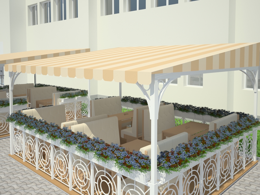 Summer playground Zaporozhye Summer playground Zaporozhye in 3d max vray 3.0 image