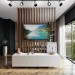 Interior of residential house in 3d max corona render image