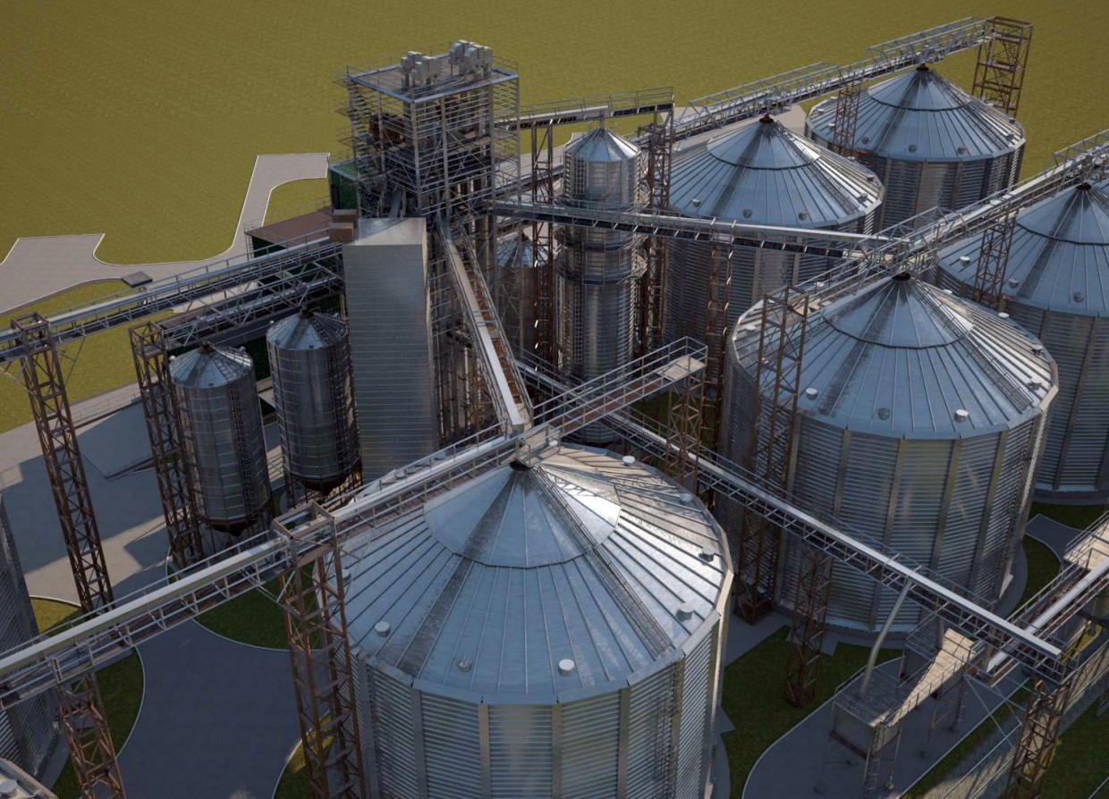 Objets de l’industrie agricole dans 3d max vray image