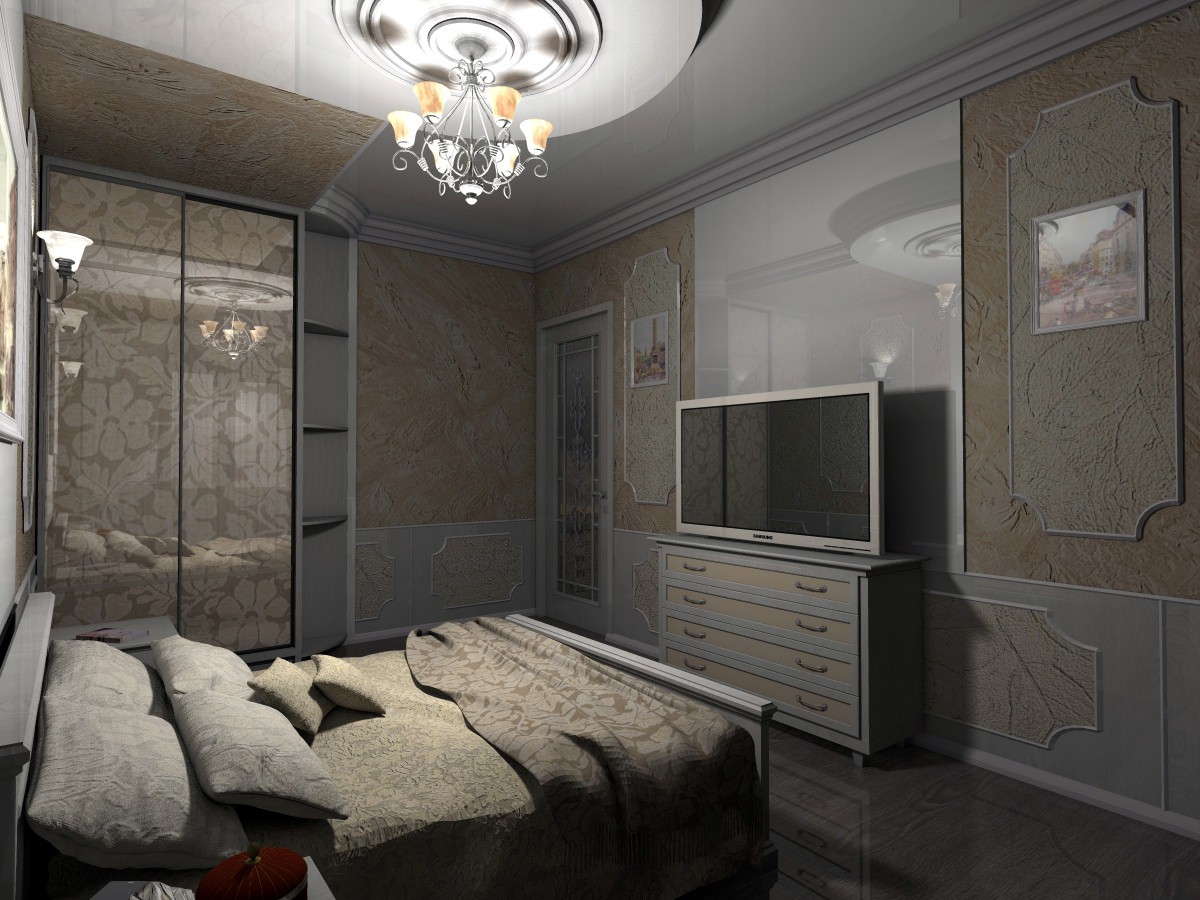Спальня Спальня в 3d max vray зображення
