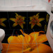imagen de baño de lirios en 3d max vray