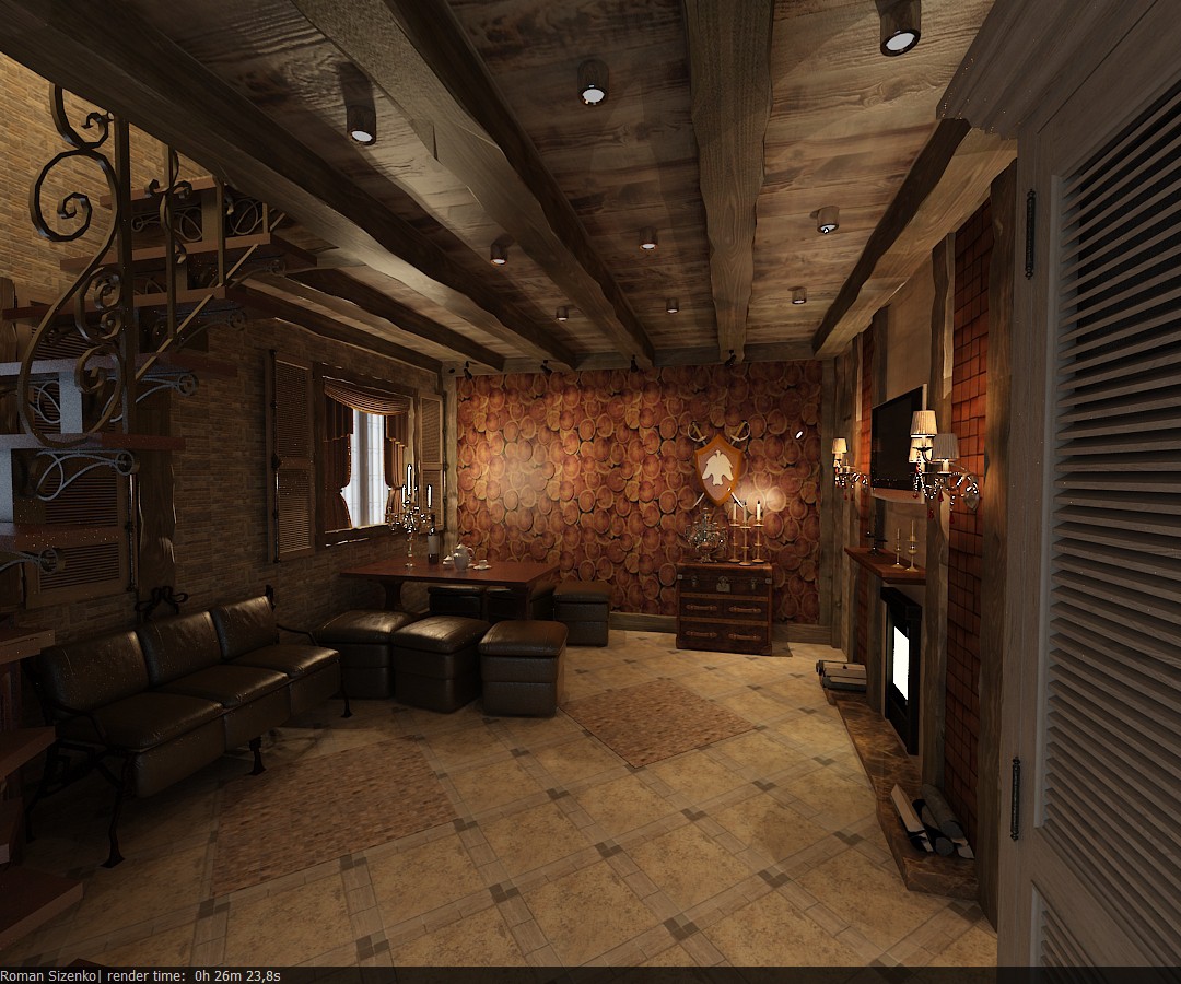 Badehaus (Varianten) in 3d max vray Bild