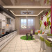 Large spacious kitchenette in 3d max vray image