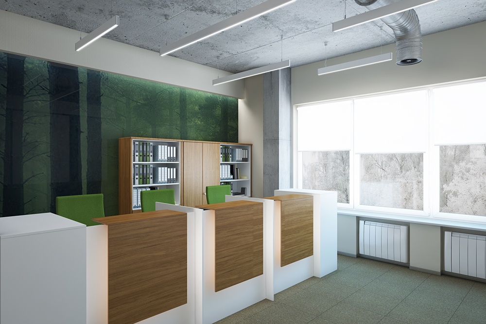 Office of the company "KINROSS" (part 2) in 3d max corona render image