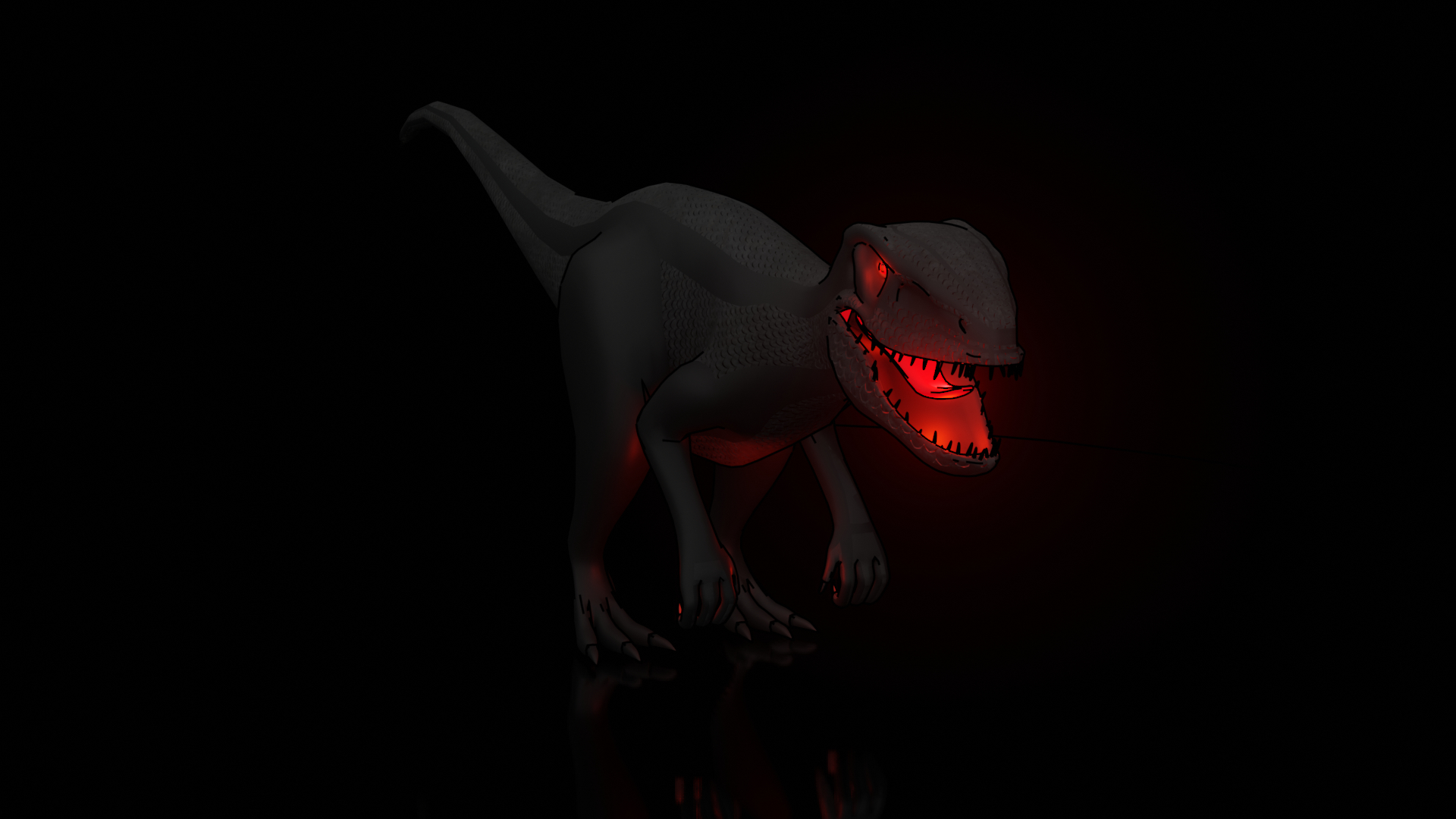 Raptor in Blender blender render image