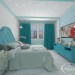 Visualization of theq bedroom in 3d max vray 2.5 image
