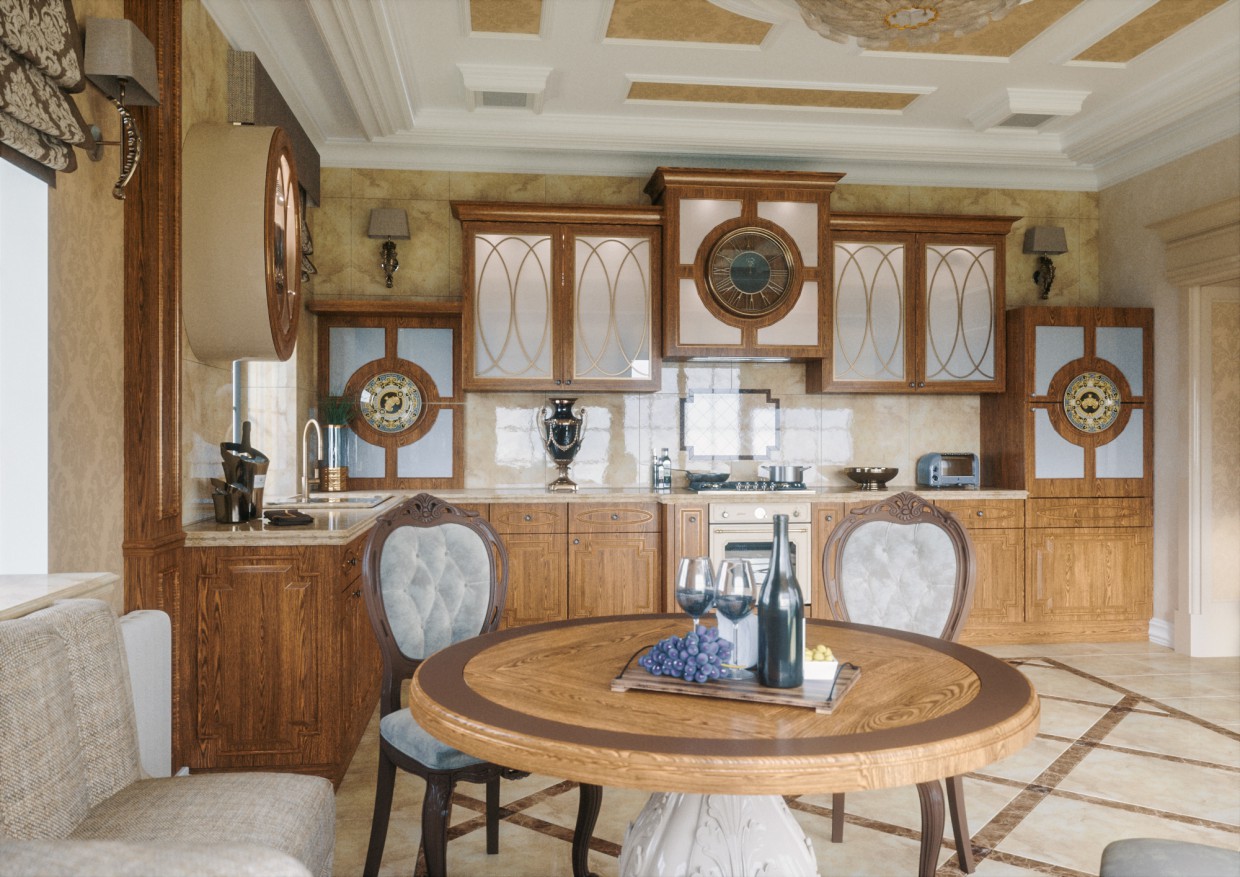 Classic kitchen Classic kitchen in 3d max Other image