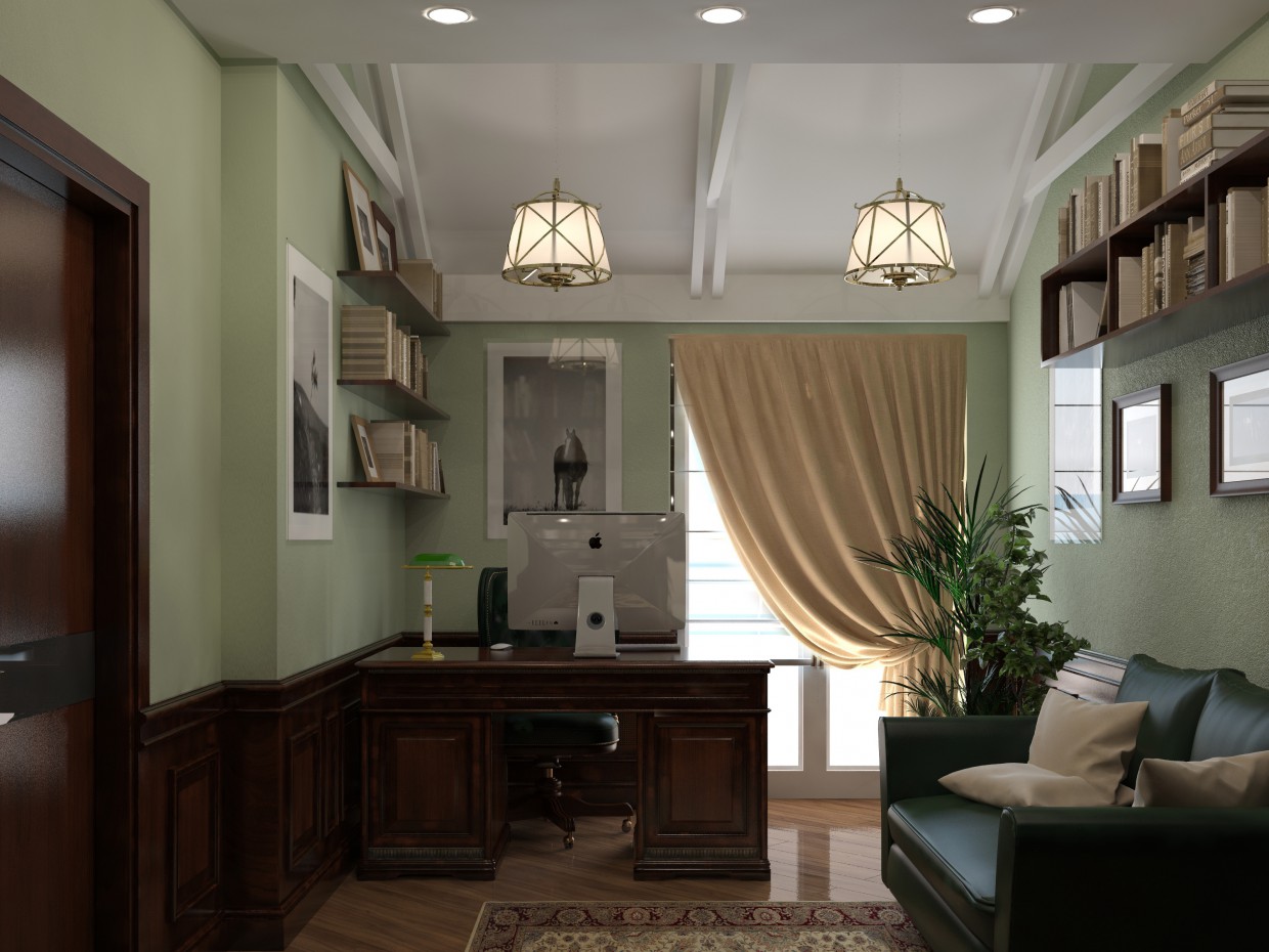 кабинет кабинет в 3d max vray изображение