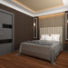 imagen de Dormitorio en el estilo de Art Deco en 3d max vray