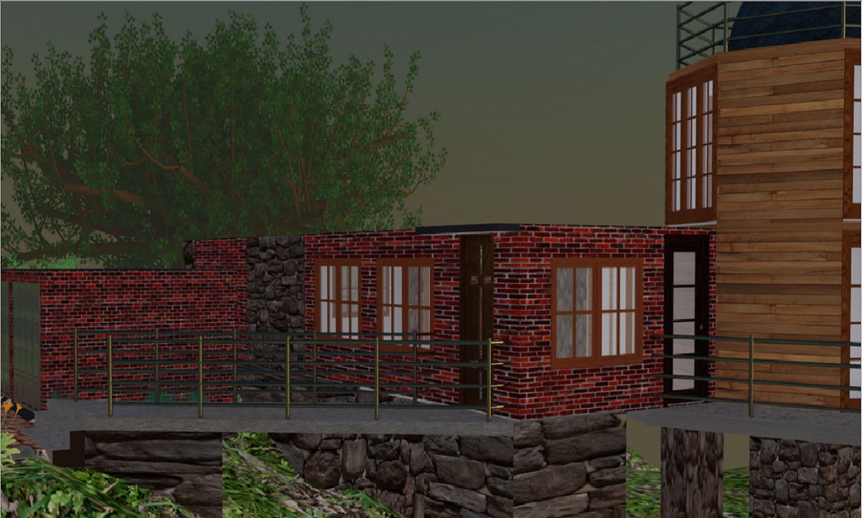 Дом на склоне Дом на склоне в 3d max vray изображение