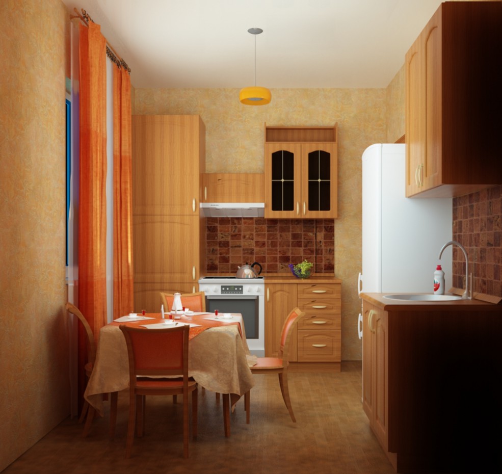кухня кухня в 3d max vray изображение
