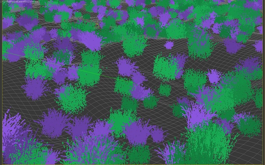 Grass Grass in 3d max vray image