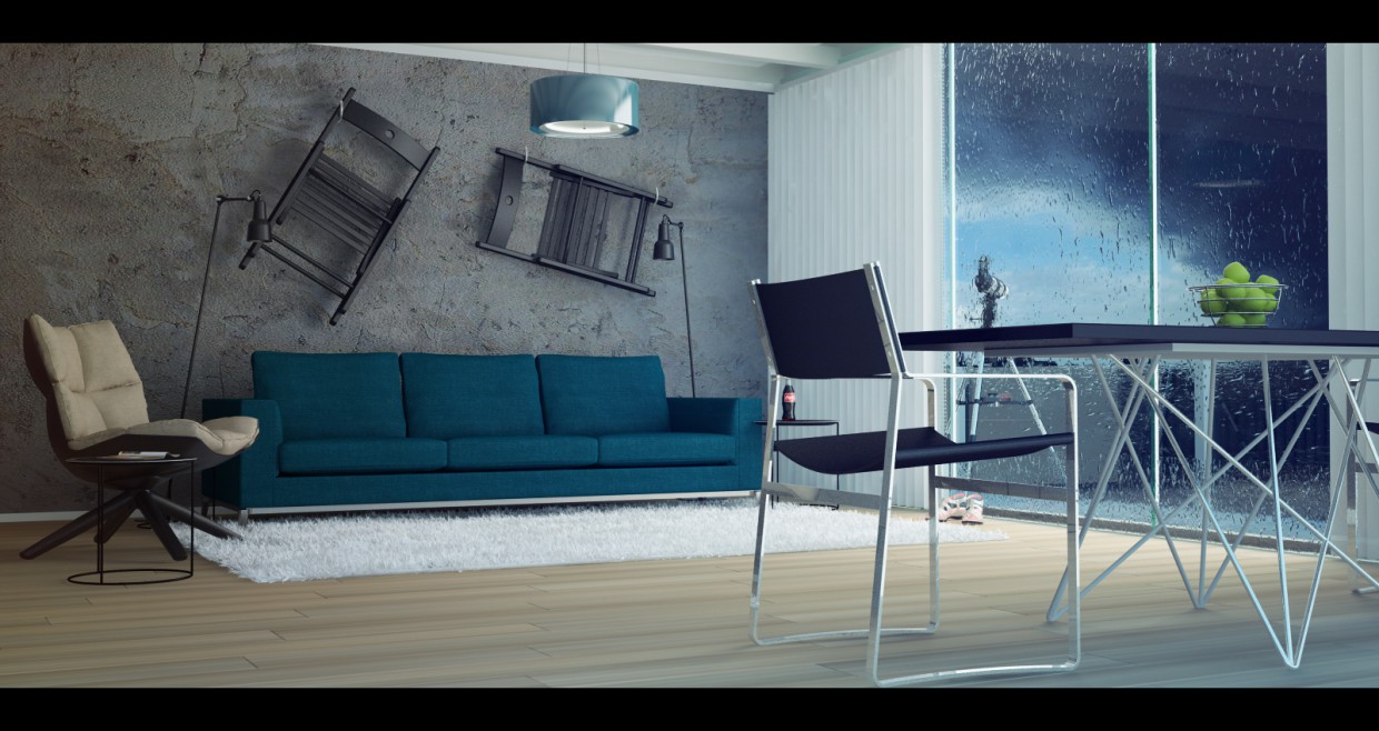 imagen de trabajo 2 en 3d max vray