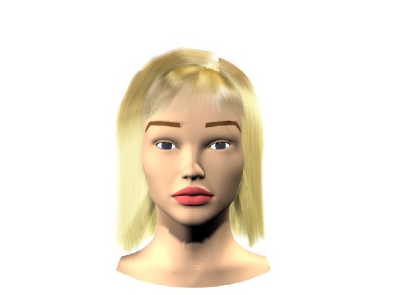 Expressões faciais em 3d max vray 1.5 imagem