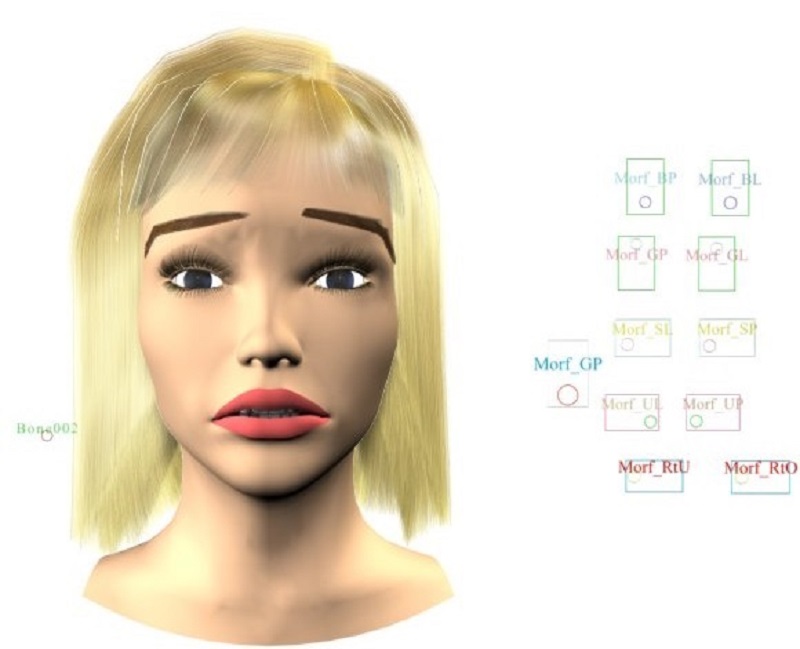 Expressions faciales dans 3d max vray 1.5 image