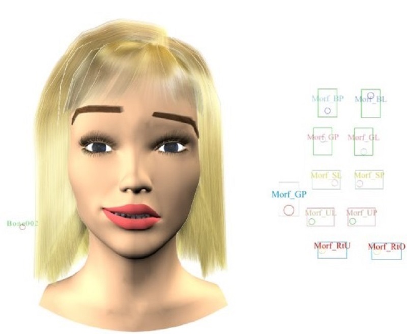 Expressions faciales dans 3d max vray 1.5 image