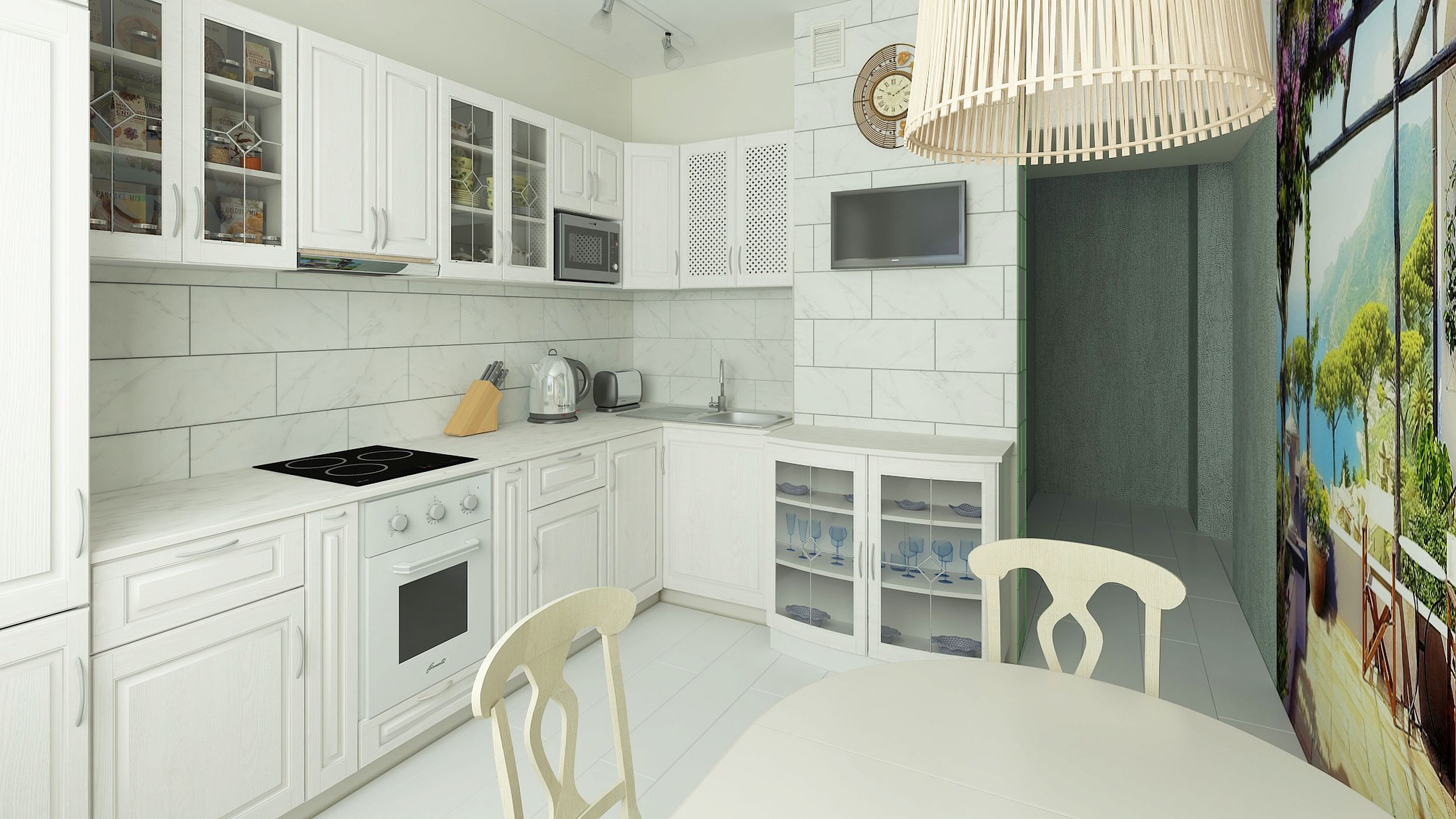 Kitchen in a standard apartment Kitchen in a standard apartment in 3d max vray 3.0 image
