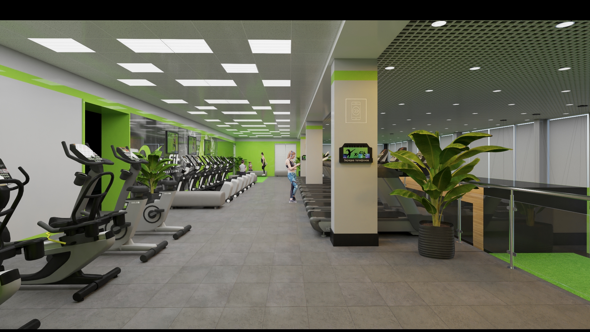 X-fit in 3d max corona render image
