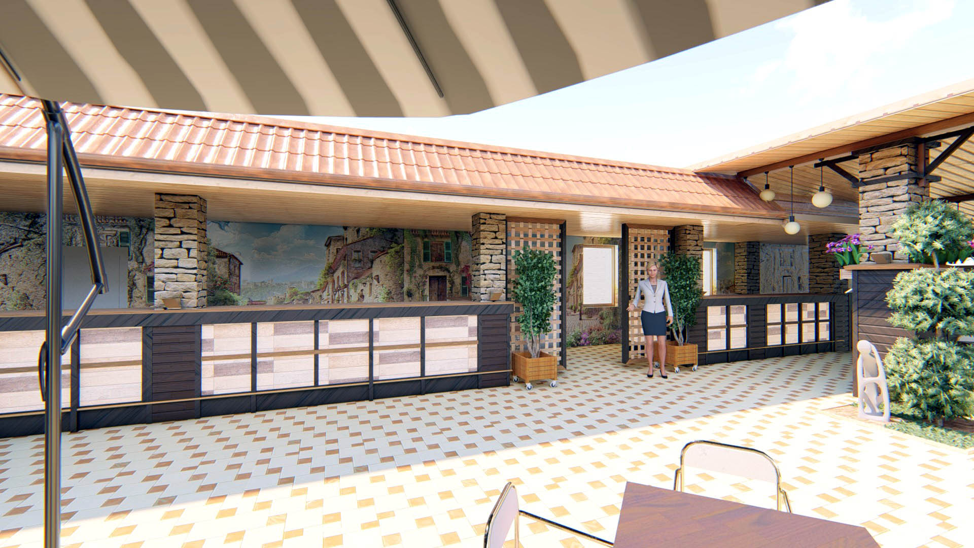 Cafe Babylon in ArchiCAD Other image