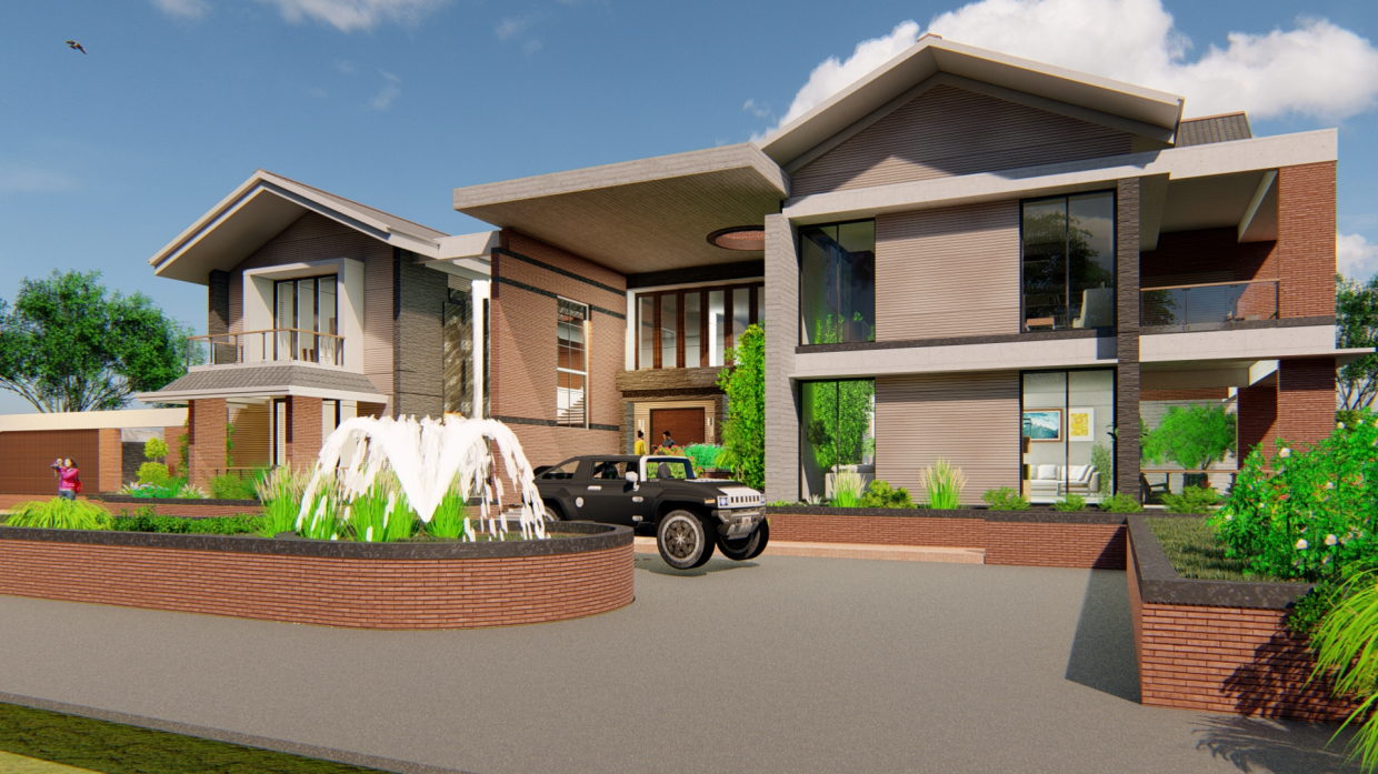 MD RESIDENCE in 3d max Other image
