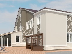 Cottage de façades finition
