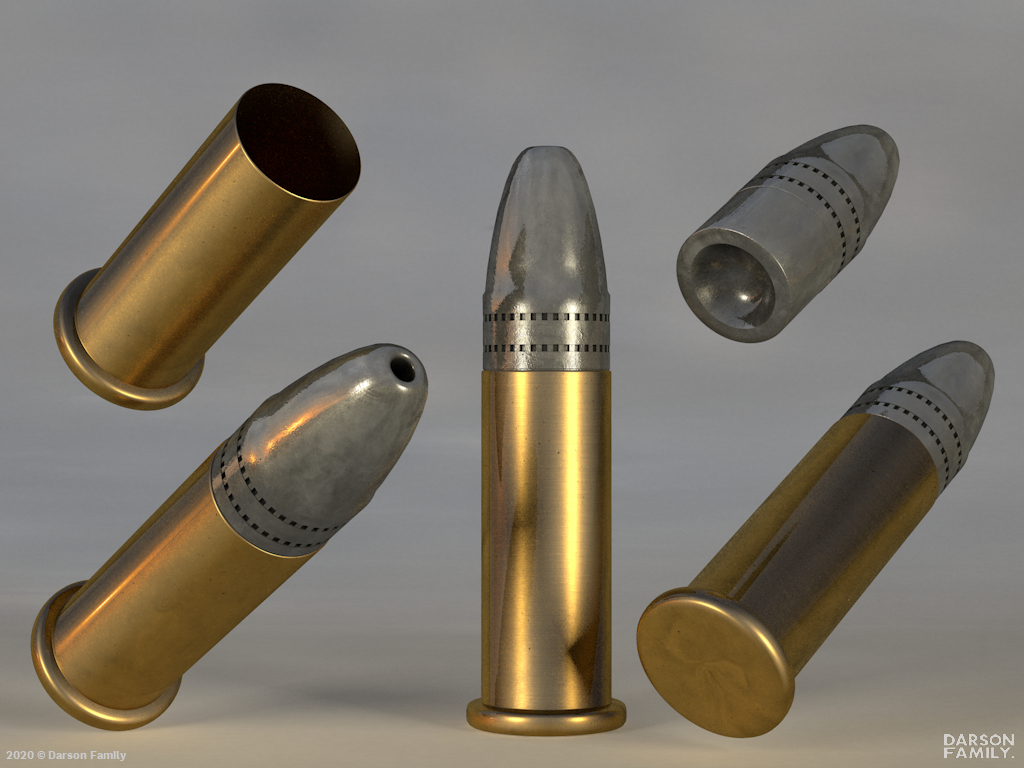 .22 Long Rifle True Model in Cinema 4d Other image
