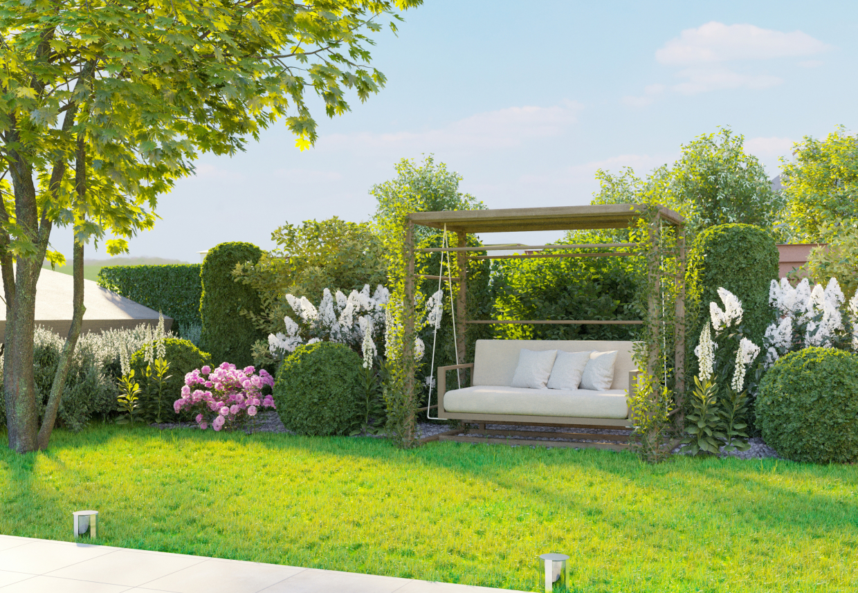 clearing clearing in 3d max corona render image