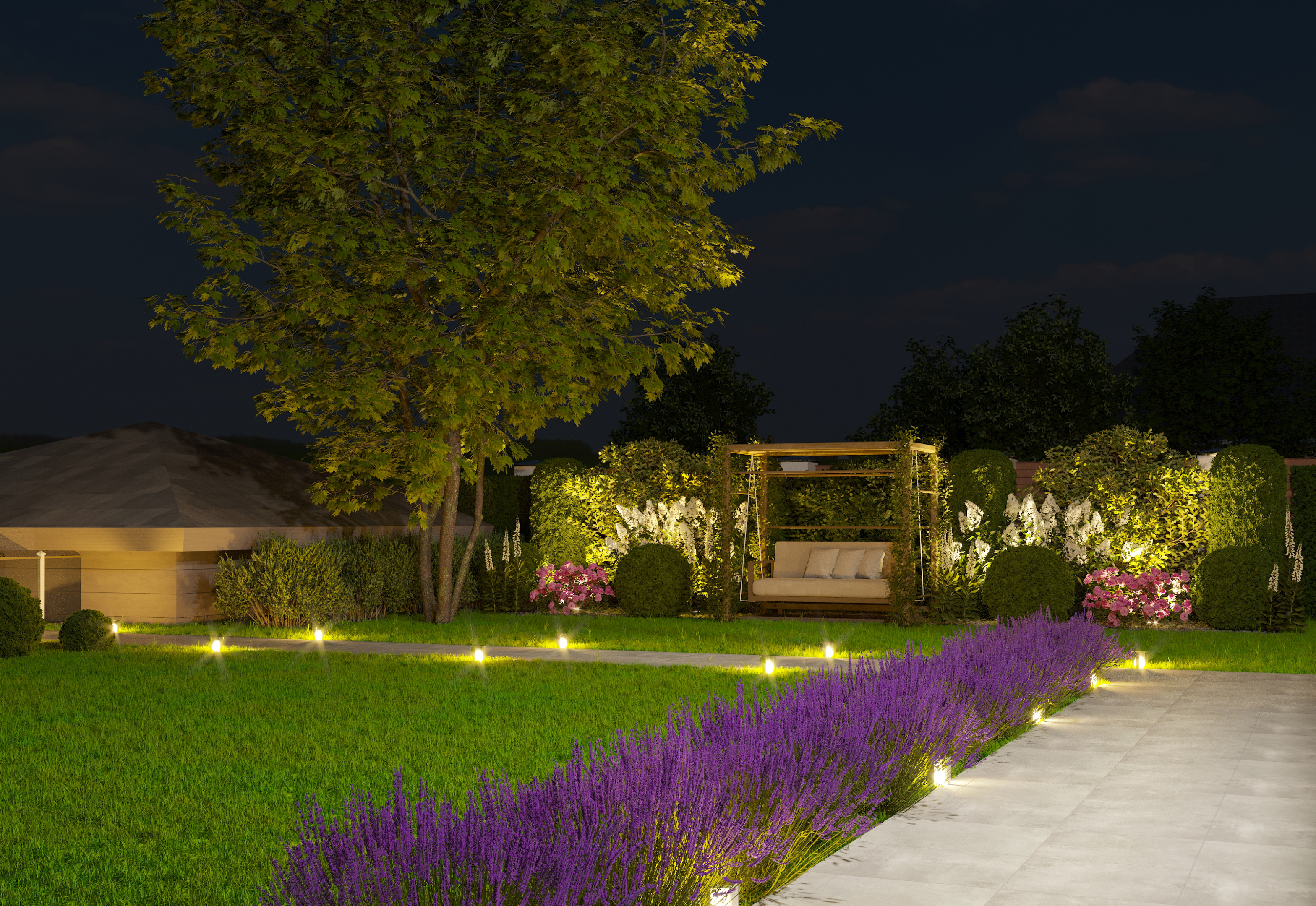clearing clearing in 3d max corona render image