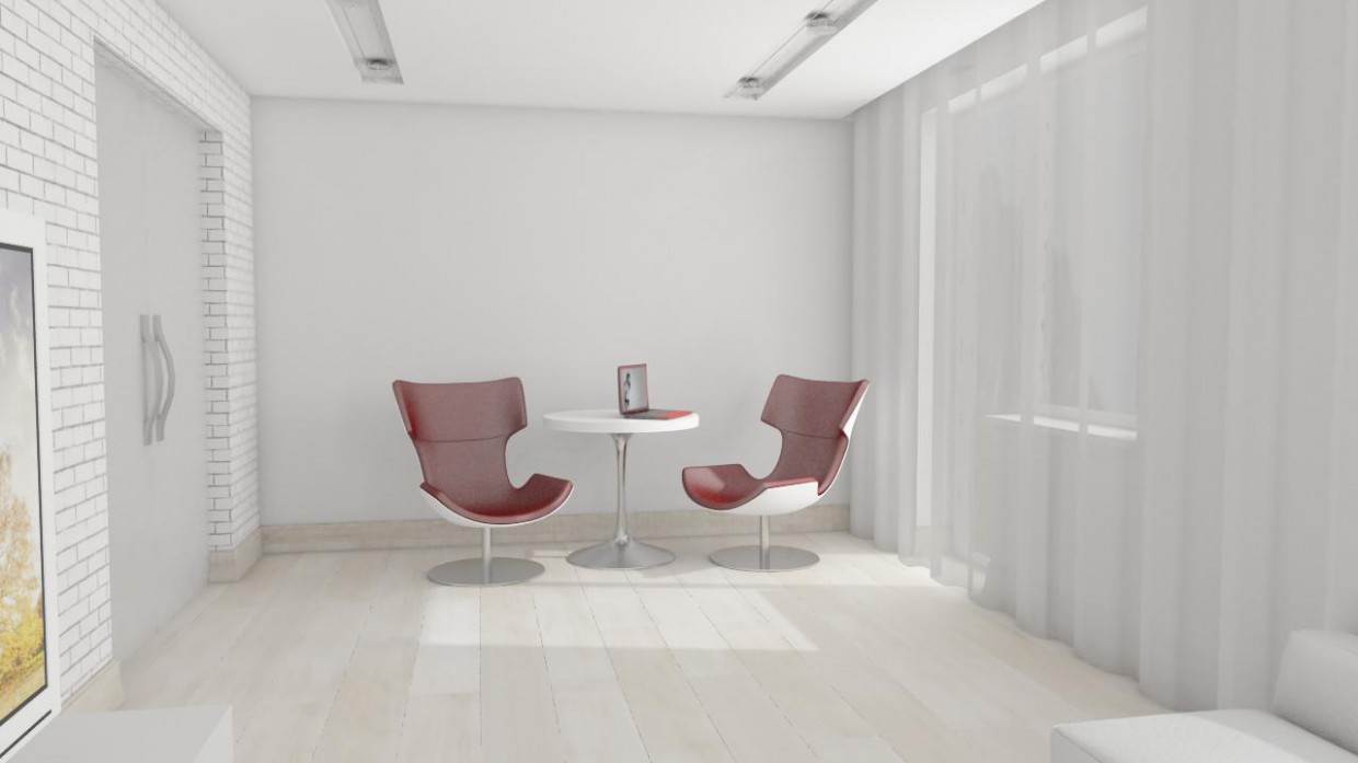 Зал Зал в 3d max vray зображення