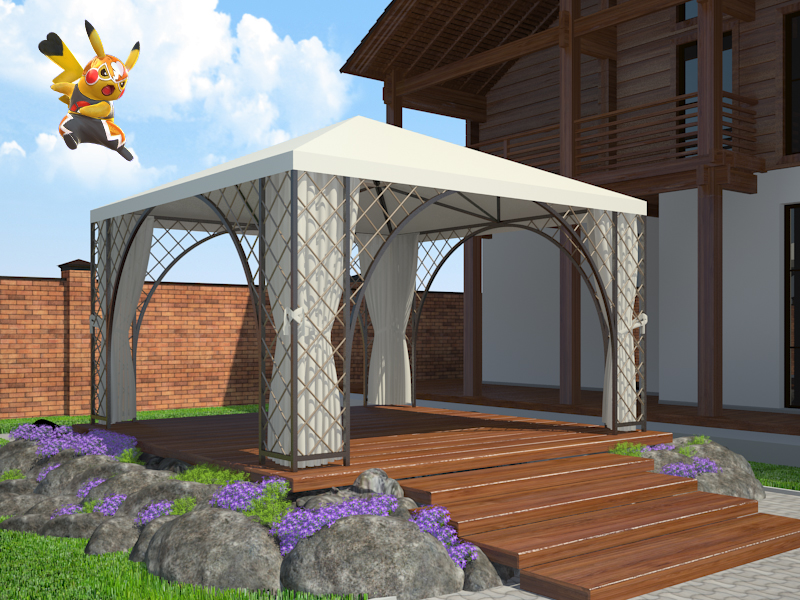 The garden The garden in 3d max vray 3.0 image