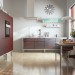 Cucina dell'interiore moderno in 3d max vray immagine